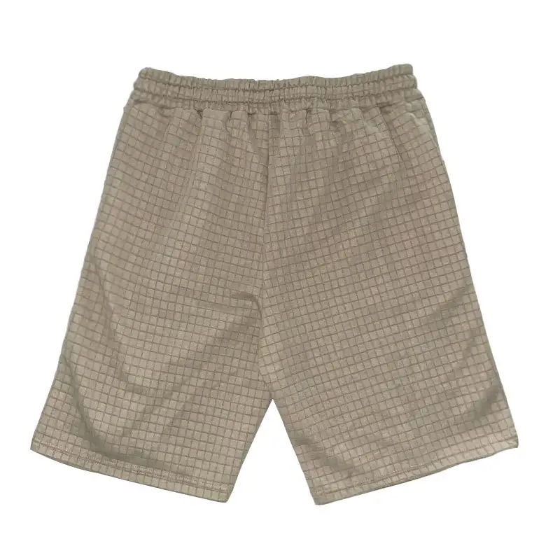 Men Black Cross-Border Ice Silk Shorts Set — feature 38