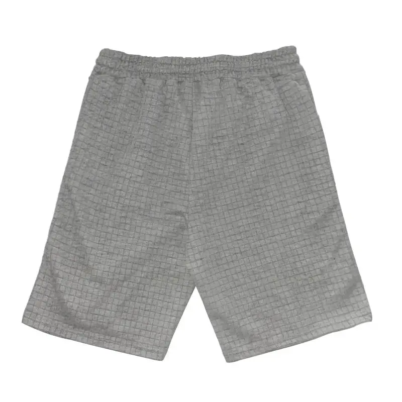 Men Black Cross-Border Ice Silk Shorts Set — feature 49
