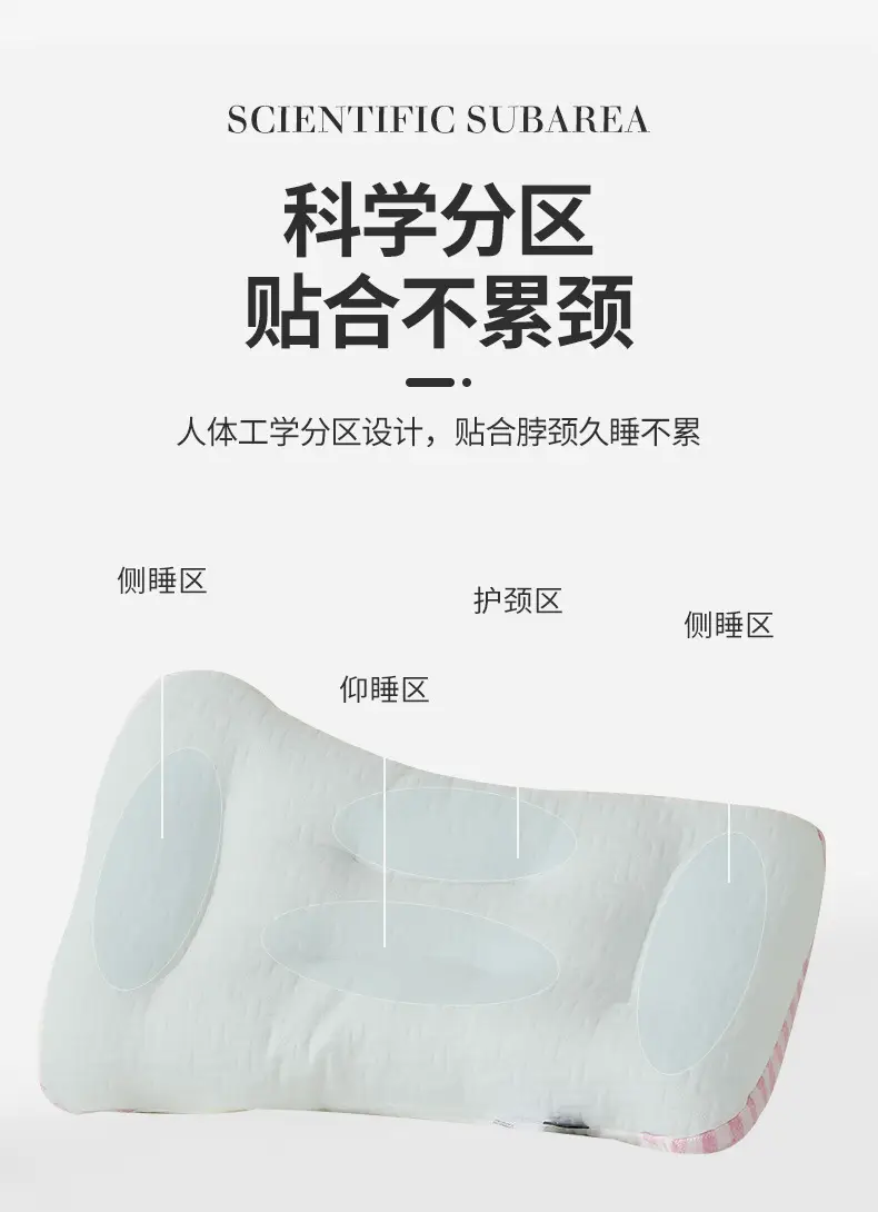 New Air Layer Knitted Light Luxury SPA Massage Pillow 40x60cm β feature 5