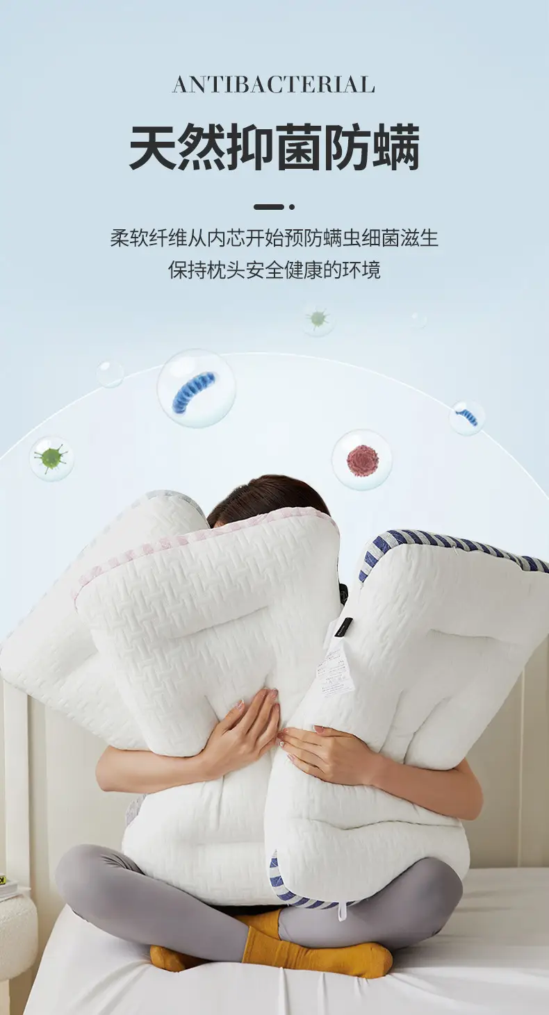 New Air Layer Knitted Light Luxury SPA Massage Pillow 40x60cm β feature 9