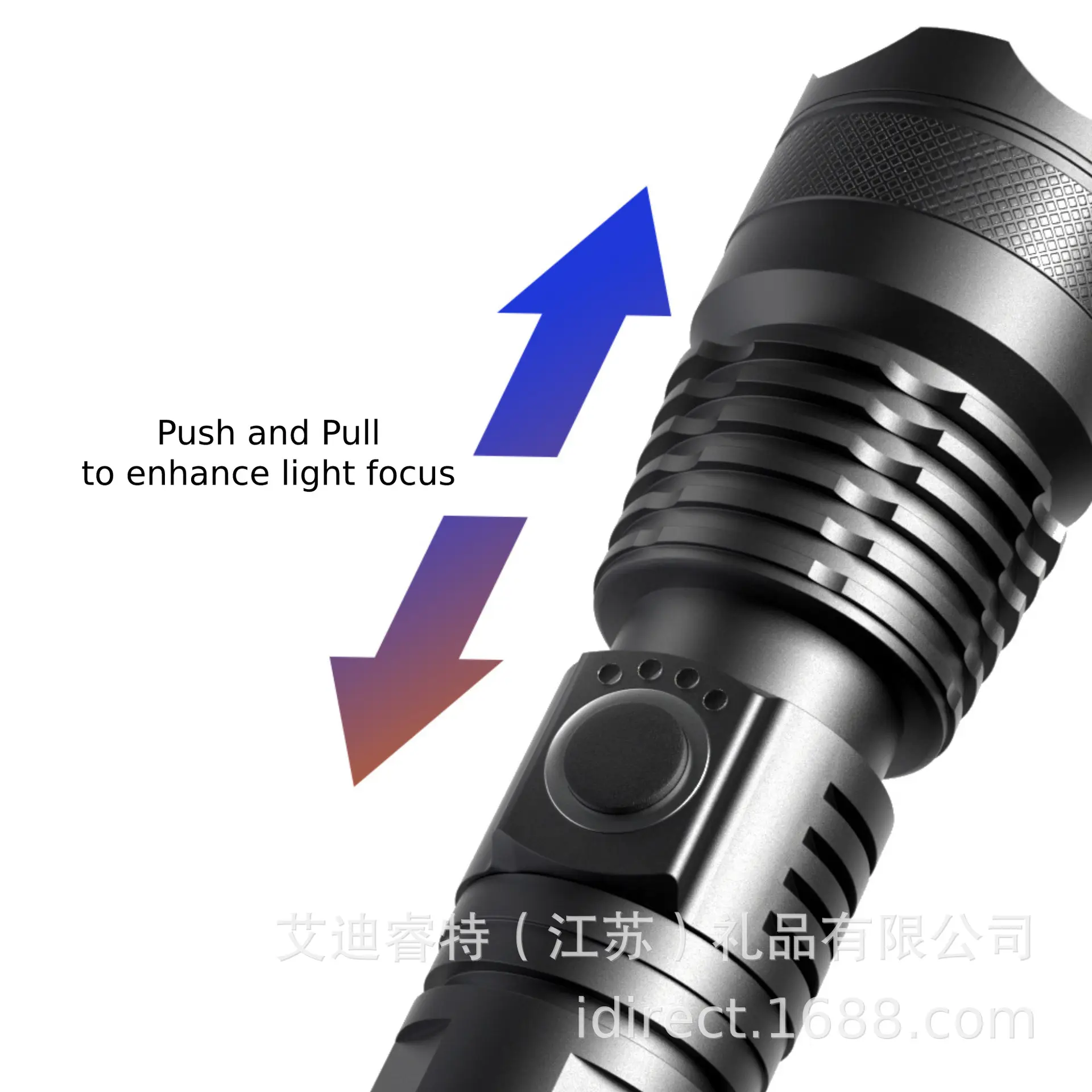 Aluminum Alloy Long-Range LED TCH004 Flashlight
