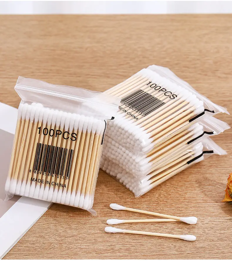 Double-Headed Cotton Swabs Disposable Makeup Remover Cleaning — feature 13