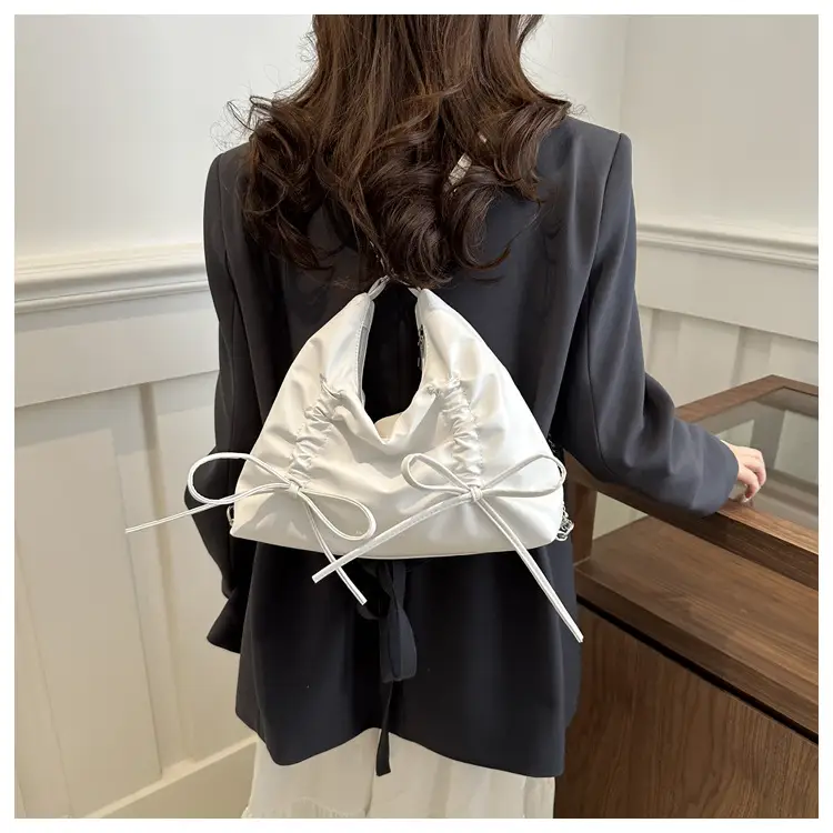 Silver Pleated Shoulder Bag for Women 2024 — feature 19