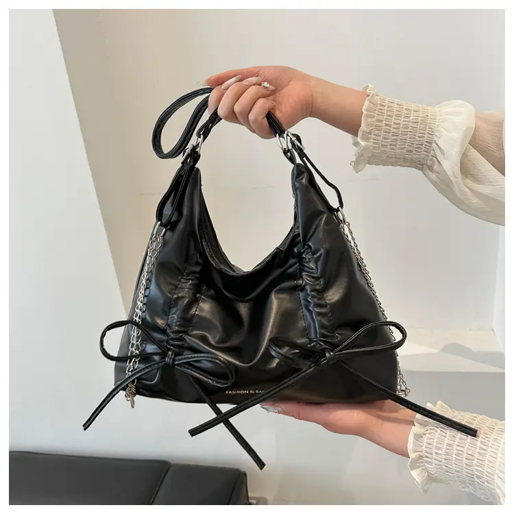 Silver Pleated Shoulder Bag for Women 2024 — feature 20