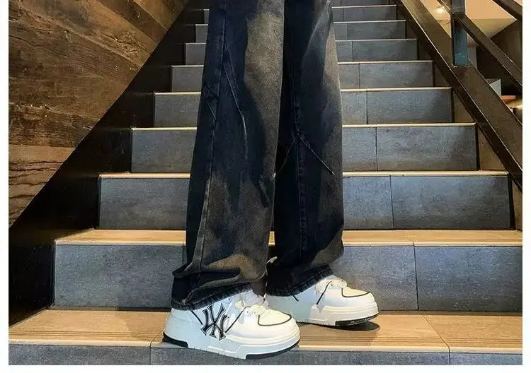 2024 Men's Wide Leg Straight Jeans Large — feature 24