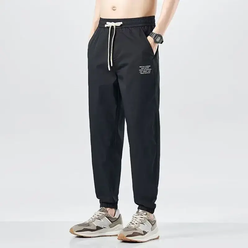 Japanese Style Women's Leg-Tied Casual Pants with White T-Shirt - Image 31