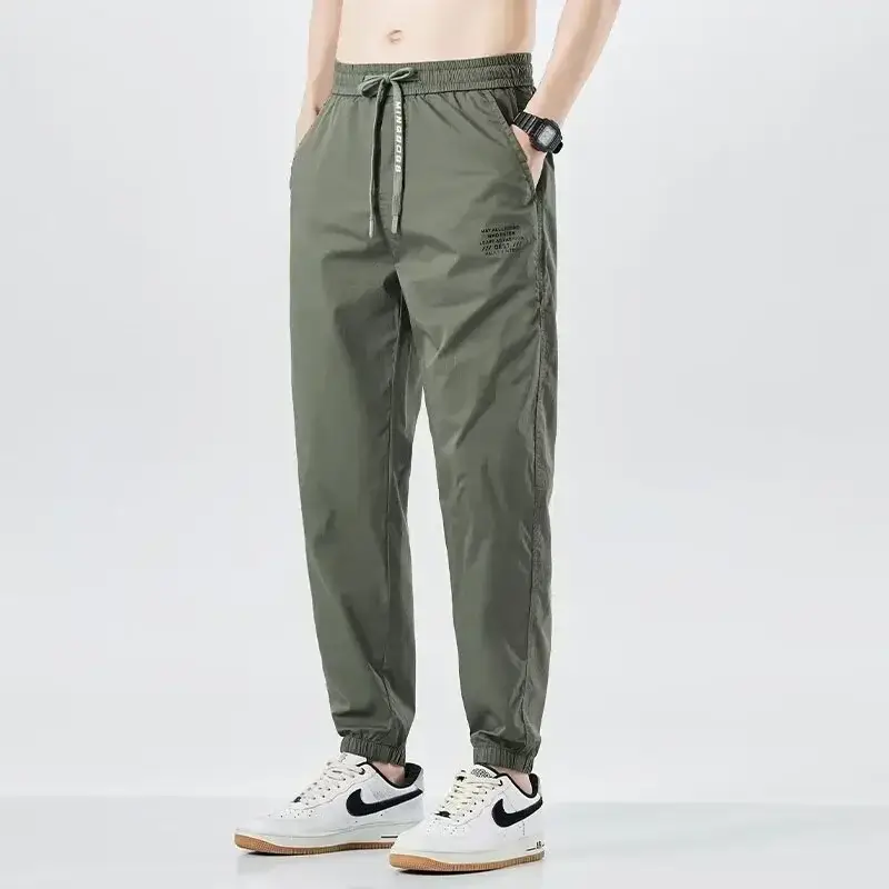 Japanese Style Women's Leg-Tied Casual Pants with White T-Shirt - Image 49