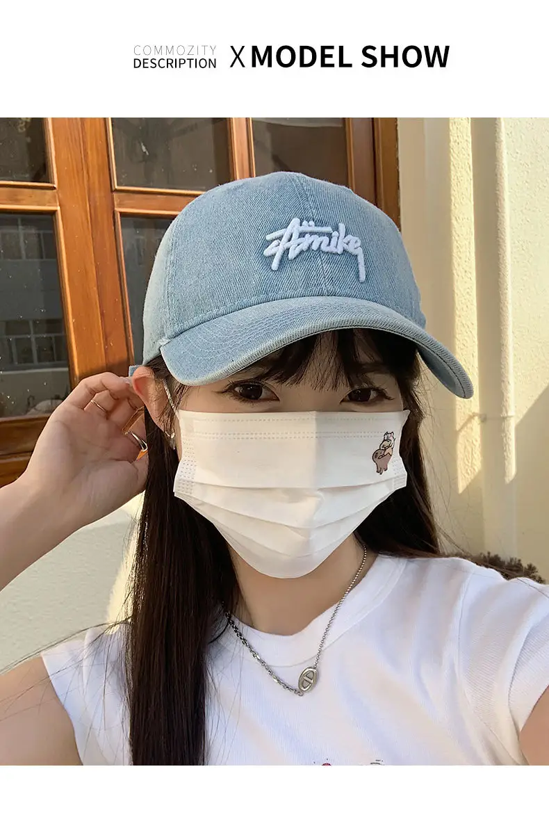 Women Pink "Tide" Embroidered Cap — feature 8