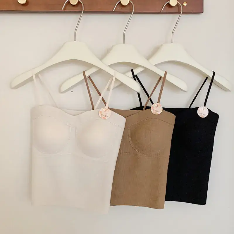 Women's Weight-Loss Camisole Bra-Free Underwear with Chest Pad - Image 7