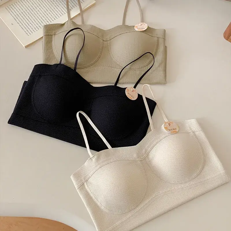 Women's Weight-Loss Camisole Bra-Free Underwear with Chest Pad - Image 8