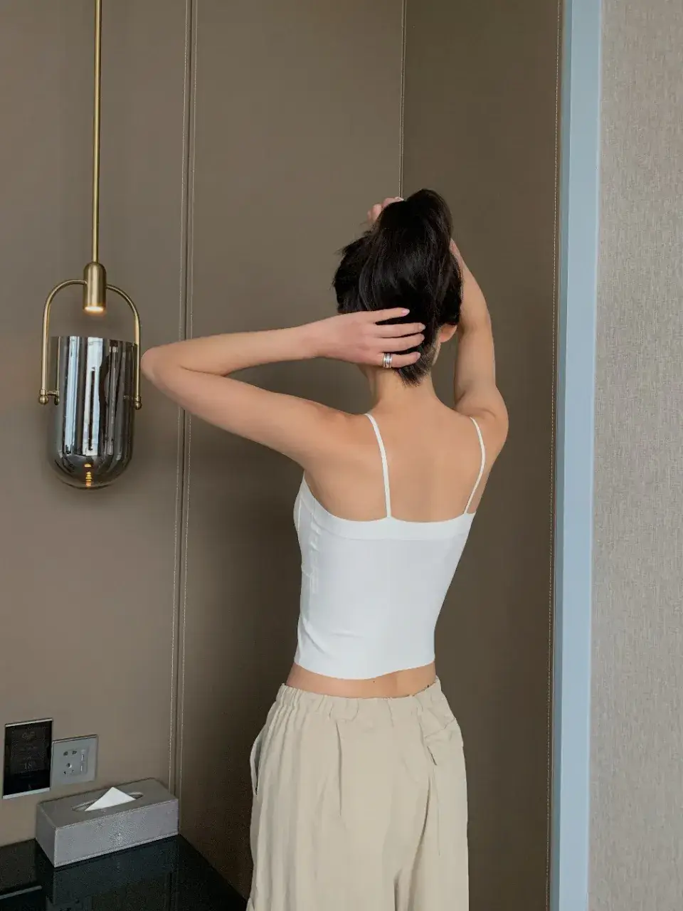 Women's Weight-Loss Camisole Bra-Free Underwear with Chest Pad — feature 16