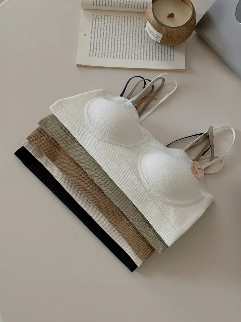Women's Weight-Loss Camisole Bra-Free Underwear with Chest Pad — feature 26