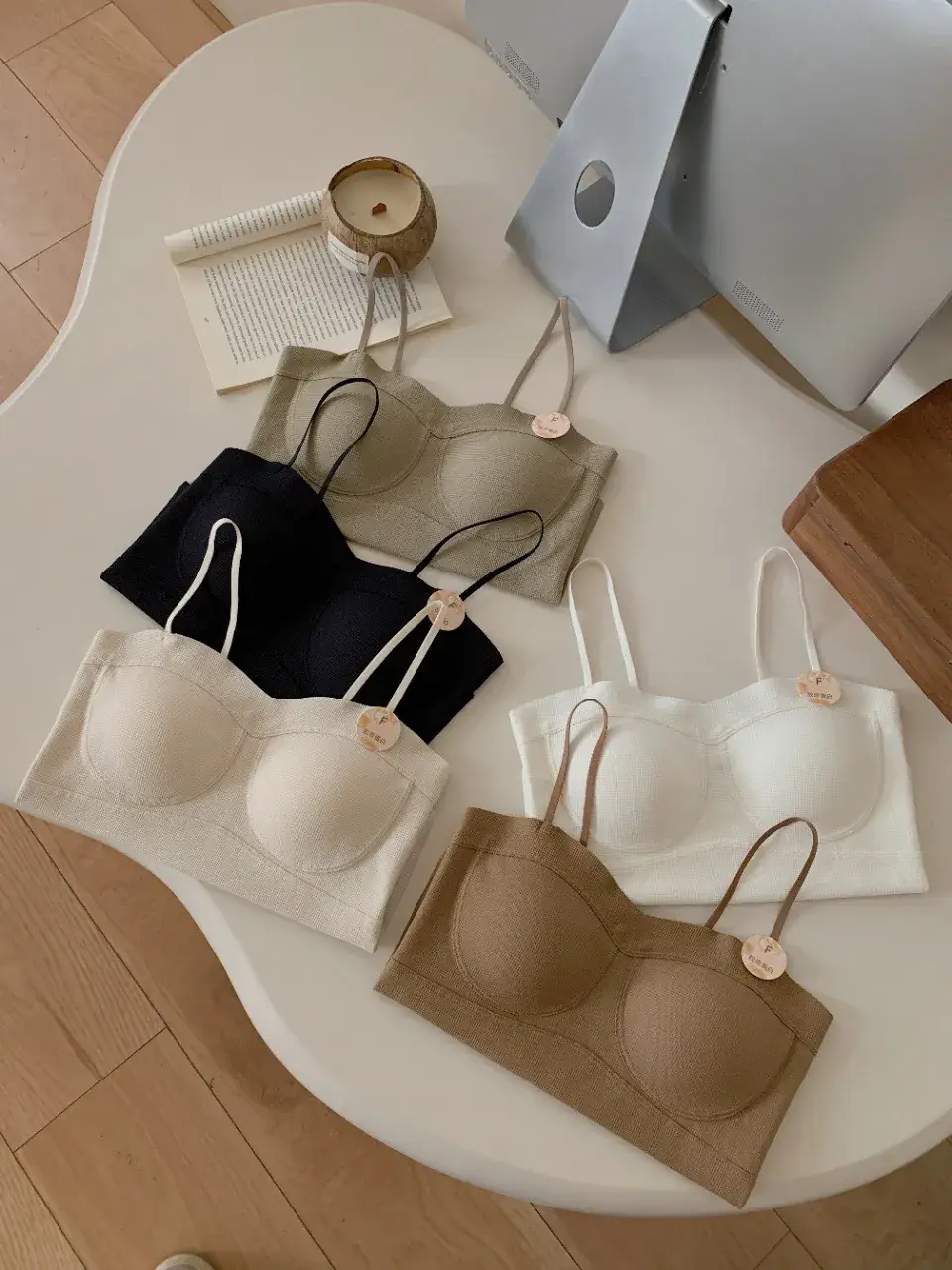 Women's Weight-Loss Camisole Bra-Free Underwear with Chest Pad — feature 3