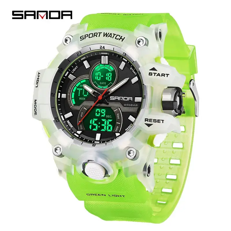 Cross-border Waterproof Student Sports Watch Blue Digital Display - Image 10