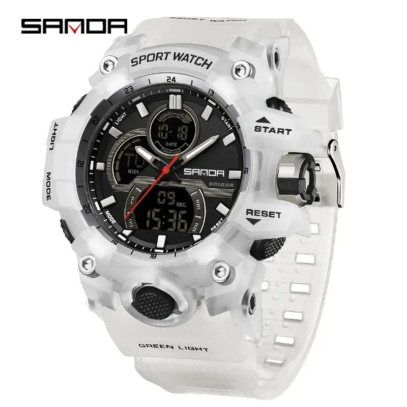 Cross-border Waterproof Student Sports Watch Blue Digital Display - Image 9