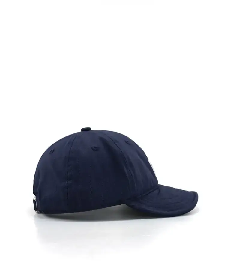 Men Navy Blue Baseball Cap with Large Cap — feature 13