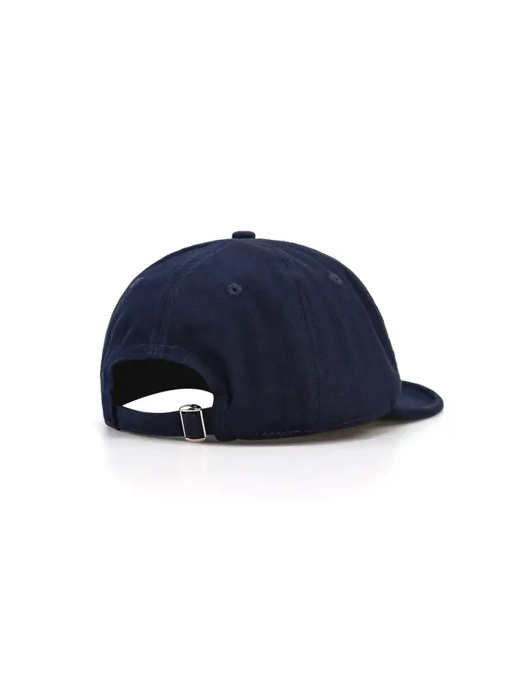 Men Navy Blue Baseball Cap with Large Cap — feature 14
