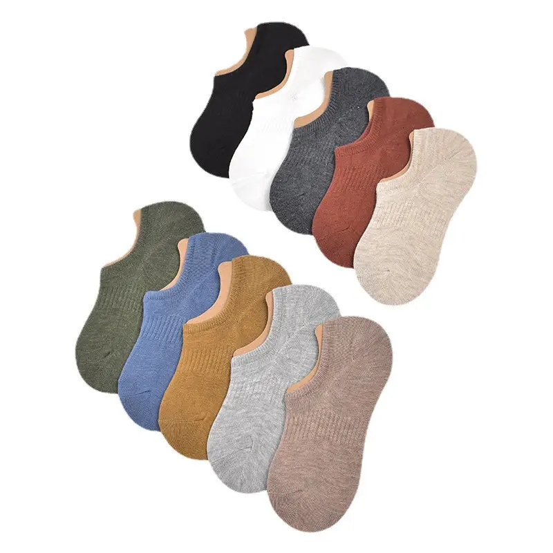 Socks Women's Summer Korean Style Boat Socks Odor-proof Thin Invisible Silicone Non-slip Short Socks Shallow Mouth Low-side Socks