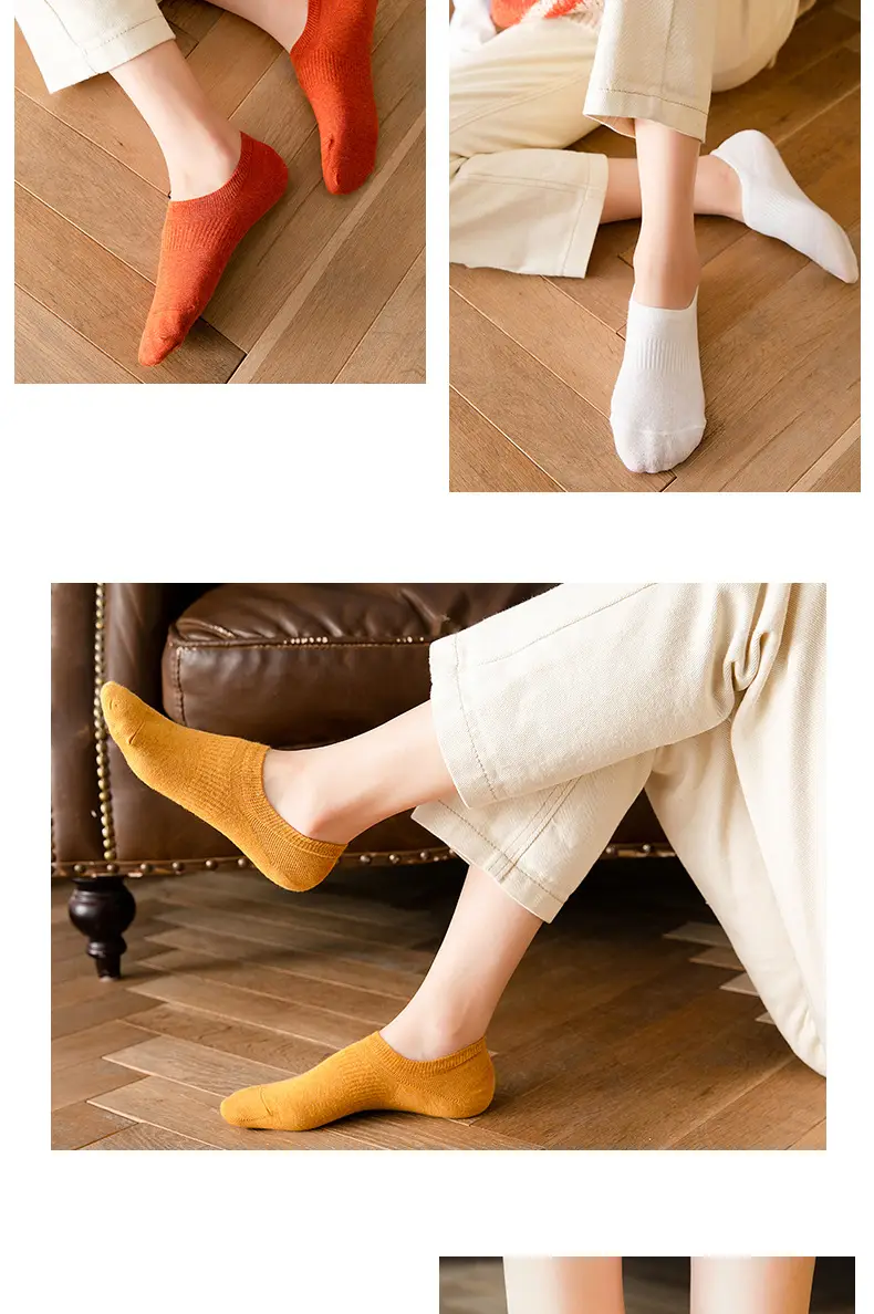 Socks Women's Summer Korean Style Boat Socks Odor-proof Thin Invisible Silicone Non-slip Short Socks Shallow Mouth Low-side Socks — feature 8