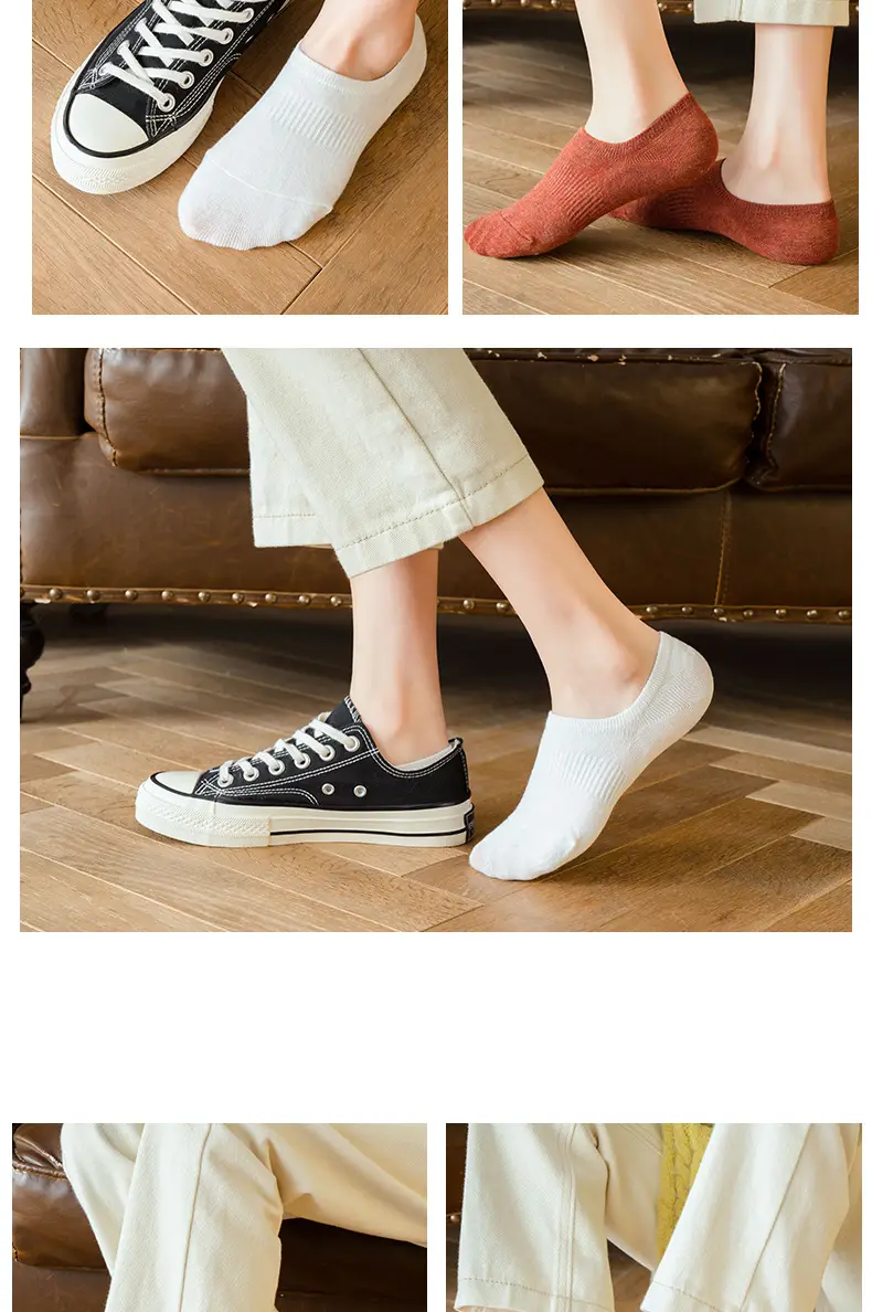 Socks Women's Summer Korean Style Boat Socks Odor-proof Thin Invisible Silicone Non-slip Short Socks Shallow Mouth Low-side Socks — feature 10