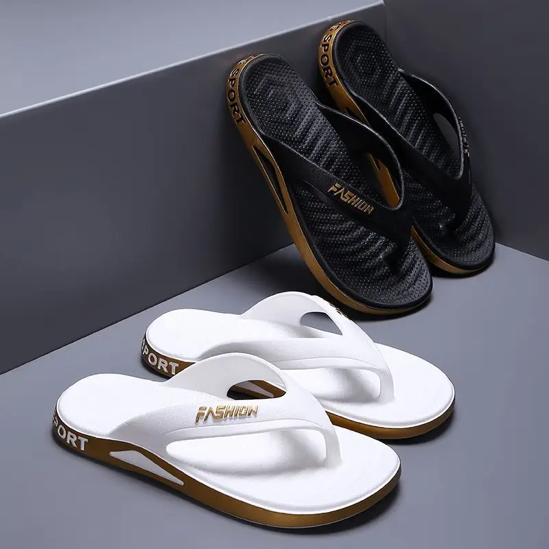 Slippers Men's Summer Thick-soled Non-slip Odor Deodorant Flip-flops Men's Super Soft Outwear Home Bathroom Wear-resistant Summer Sandals - Image 10