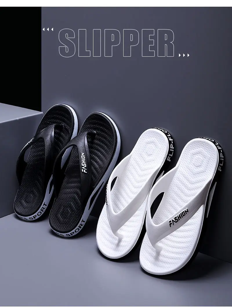 Slippers Men's Summer Thick-soled Non-slip Odor Deodorant Flip-flops Men's Super Soft Outwear Home Bathroom Wear-resistant Summer Sandals — feature 16
