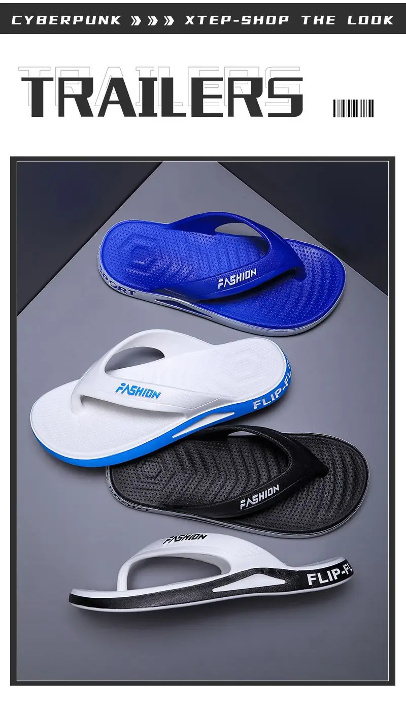 Slippers Men's Summer Thick-soled Non-slip Odor Deodorant Flip-flops Men's Super Soft Outwear Home Bathroom Wear-resistant Summer Sandals — feature 3