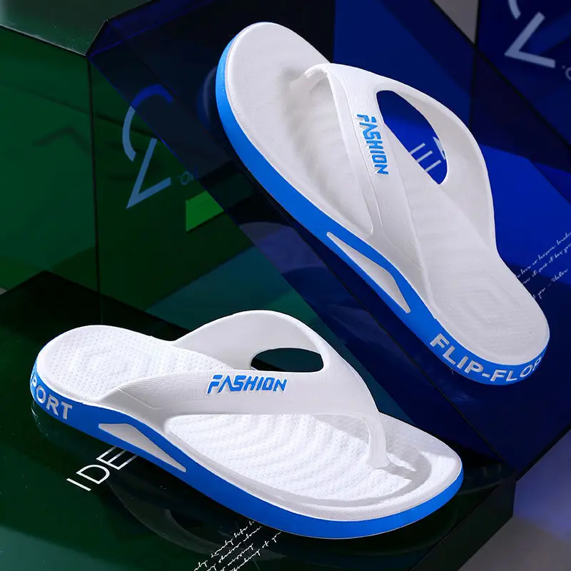 Slippers Men's Summer Thick-soled Non-slip Odor Deodorant Flip-flops Men's Super Soft Outwear Home Bathroom Wear-resistant Summer Sandals - Image 3