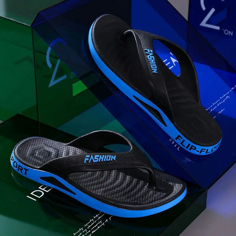 Slippers Men's Summer Thick-soled Non-slip Odor Deodorant Flip-flops Men's Super Soft Outwear Home Bathroom Wear-resistant Summer Sandals - Image 6