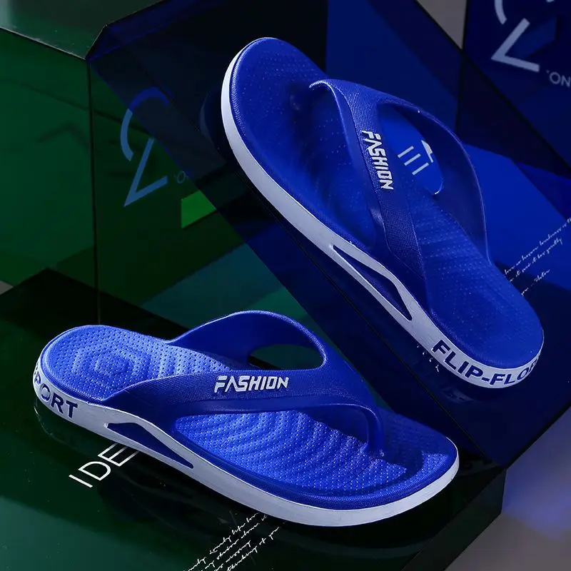 Slippers Men's Summer Thick-soled Non-slip Odor Deodorant Flip-flops Men's Super Soft Outwear Home Bathroom Wear-resistant Summer Sandals - Image 7