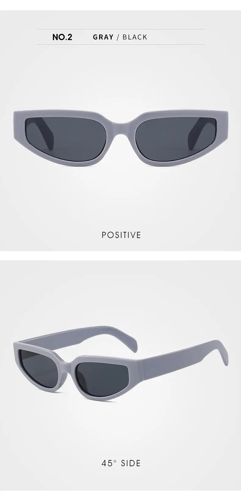 2024 White Retro Cross-Border Sunglasses for Women — feature 14