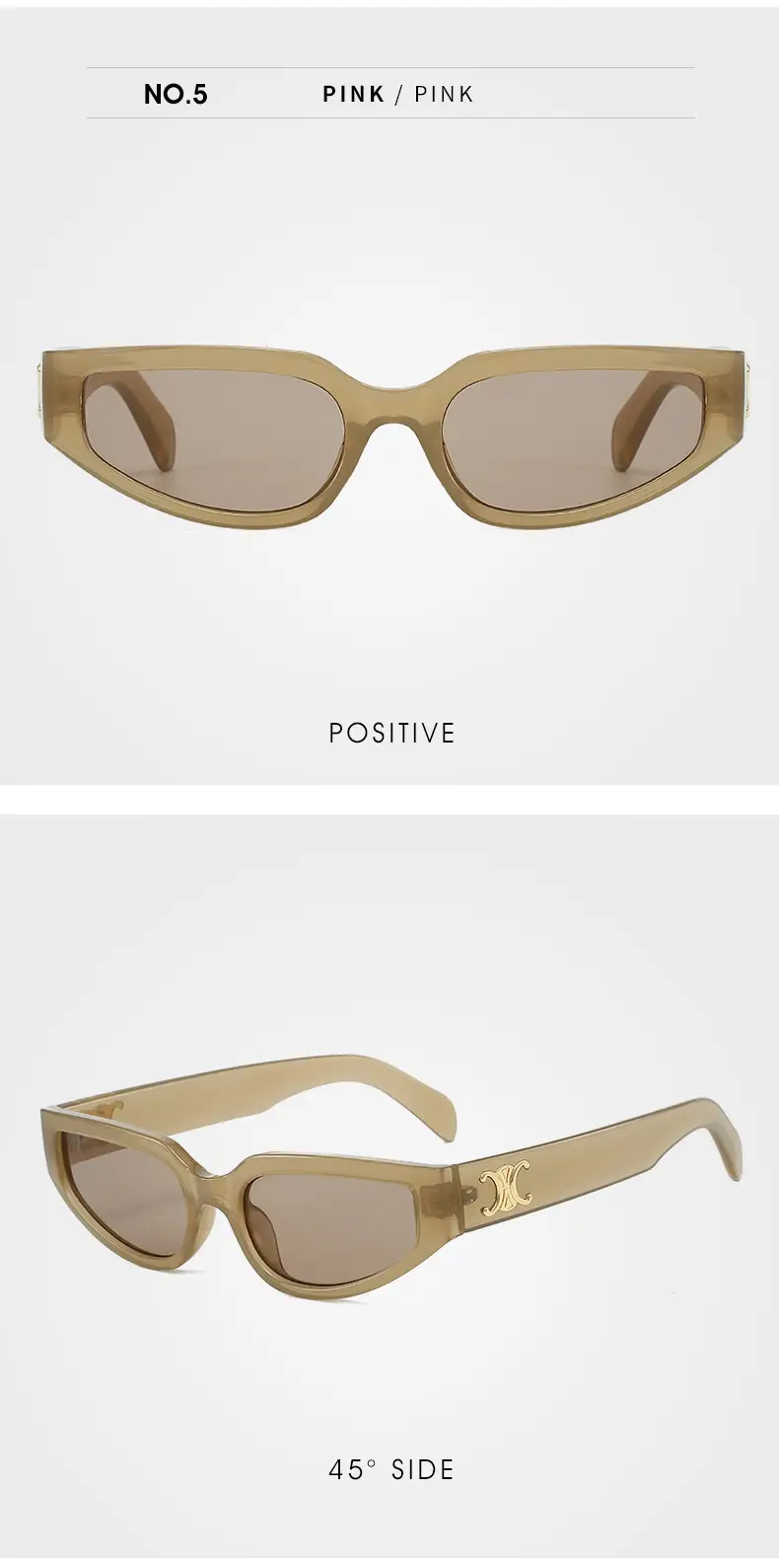 2024 White Retro Cross-Border Sunglasses for Women — feature 17