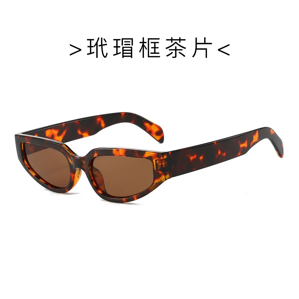 2024 White Retro Cross-Border Sunglasses for Women - Image 4