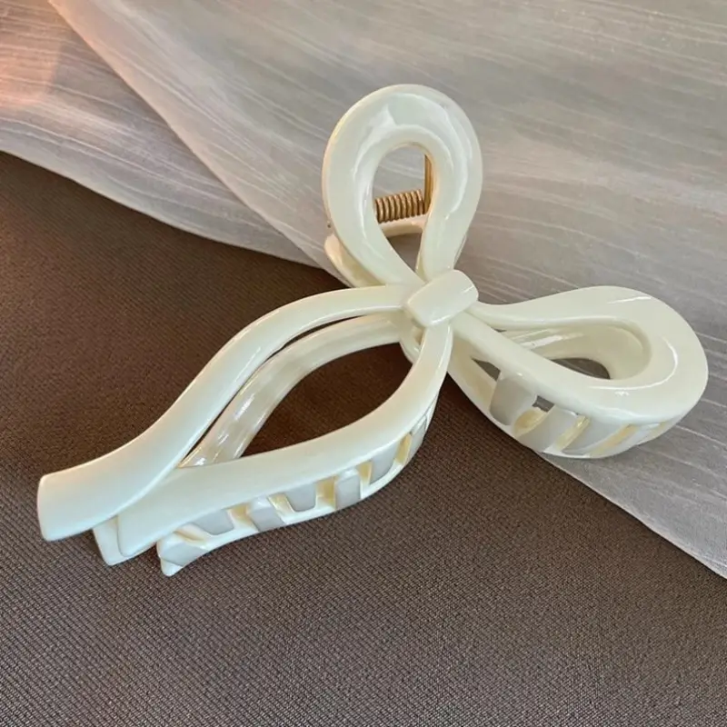 Korean Acrylic Bow Hair Clips Women Spring Summer - Image 2
