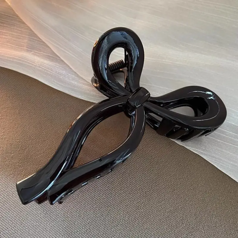 Korean Acrylic Bow Hair Clips Women Spring Summer - Image 3