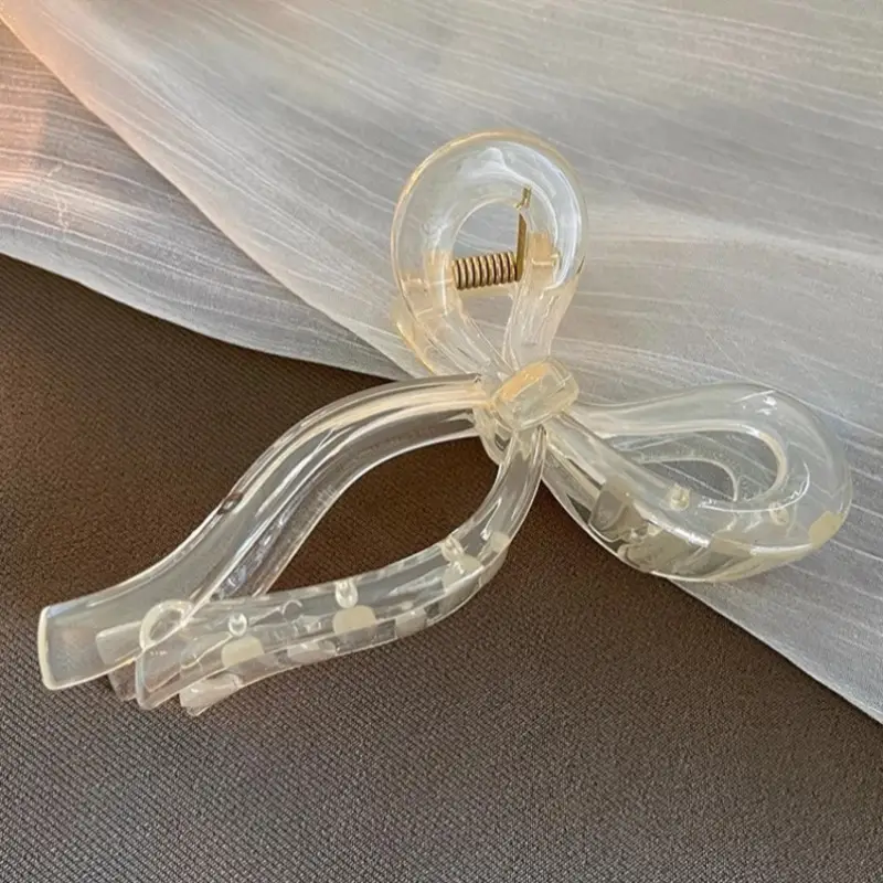 Korean Acrylic Bow Hair Clips Women Spring Summer - Image 6