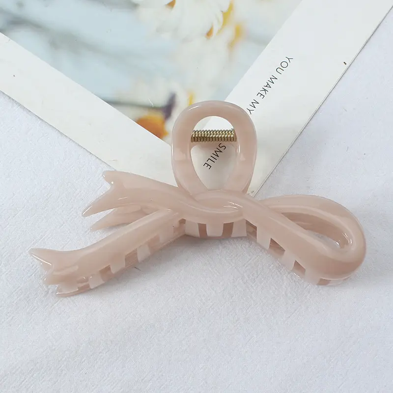 Asymmetrical Acrylic Hair Clip for Ponytail & Accessory Use - Image 15