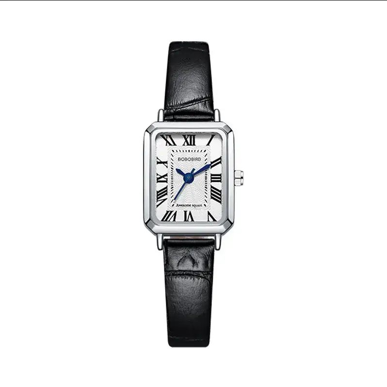Classic Square Watch Women Pink Sleeve - Image 2