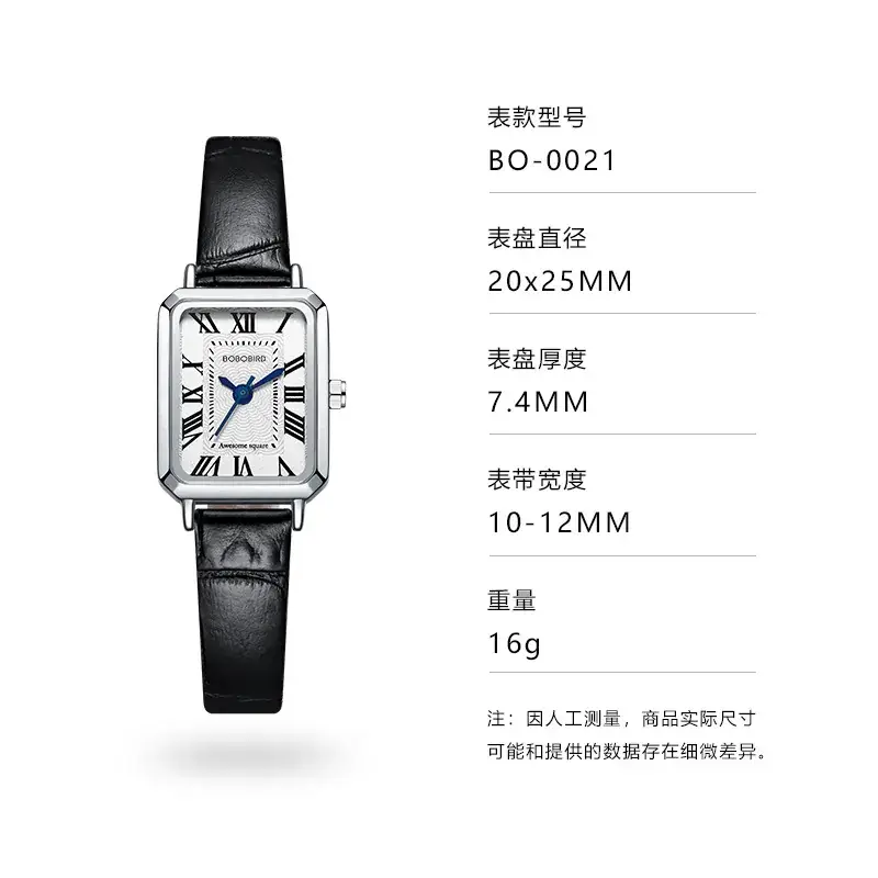 Classic Square Watch Women Pink Sleeve - Image 3