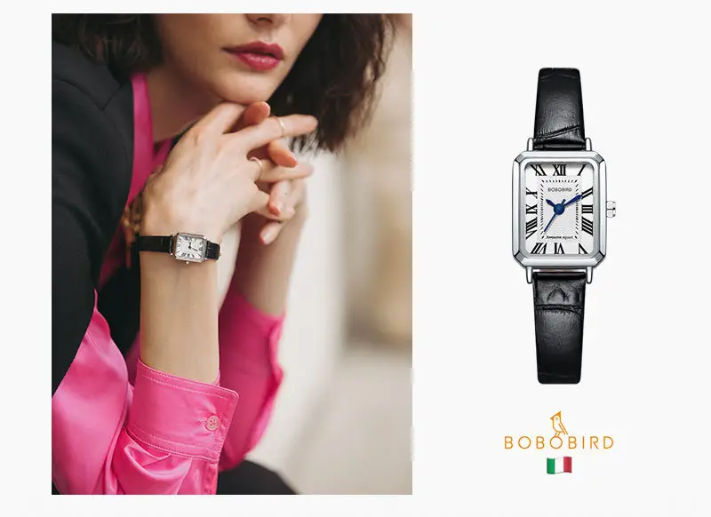 Classic Square Watch Women Pink Sleeve — feature 6