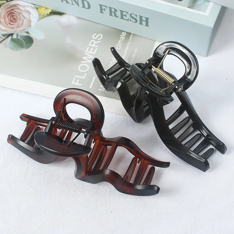 2024 New Spring Frosted Hair Clip Women Large Wave - Image 12