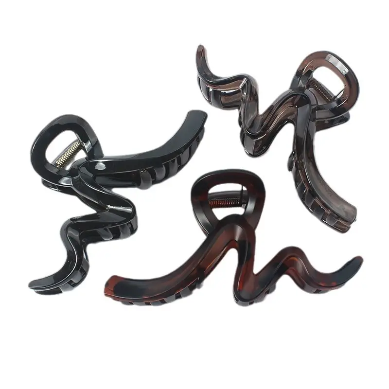 2024 New Spring Frosted Hair Clip Women Large Wave - Image 14