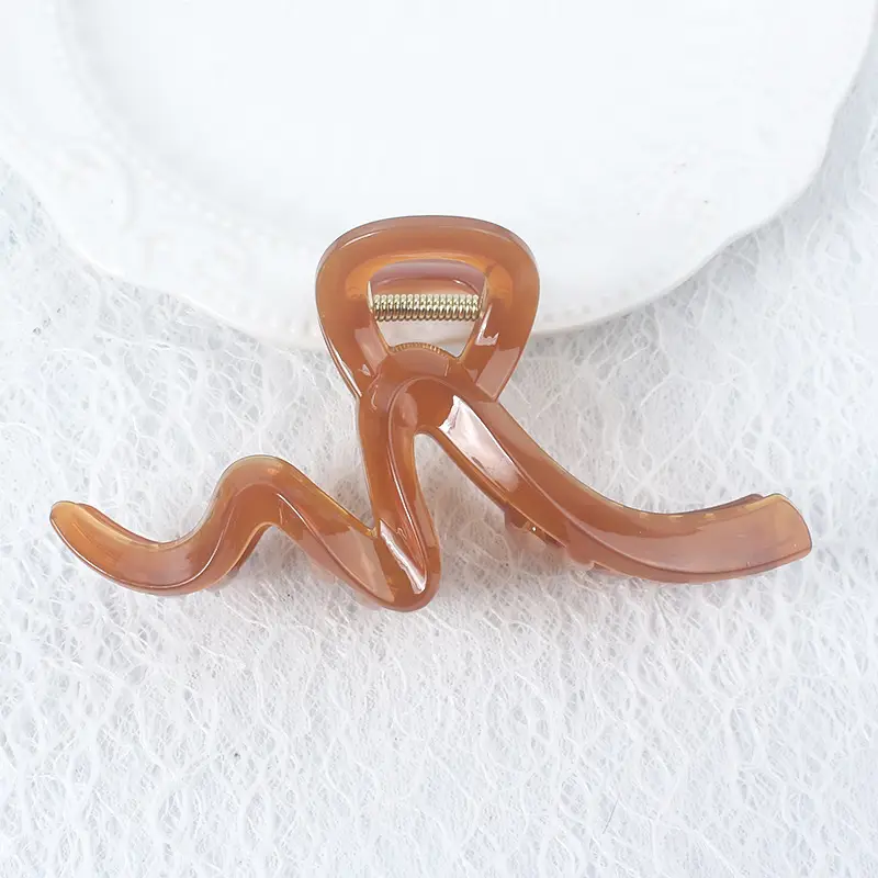 2024 New Spring Frosted Hair Clip Women Large Wave - Image 9