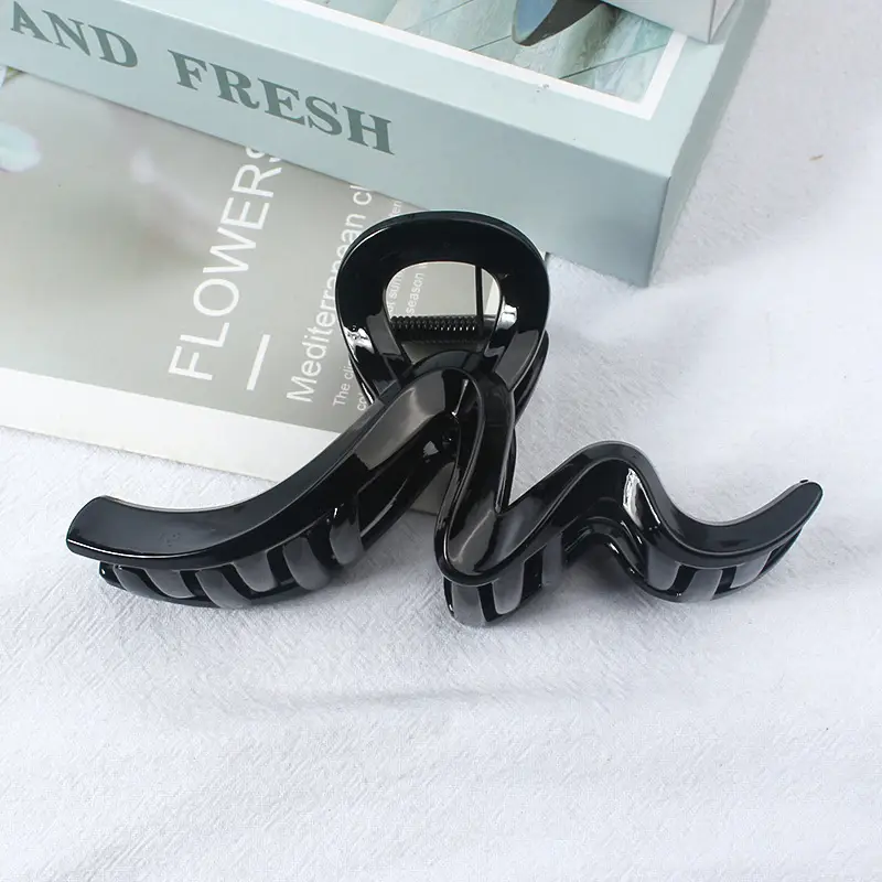 2024 New Spring Frosted Hair Clip Women Large Wave - Image 2