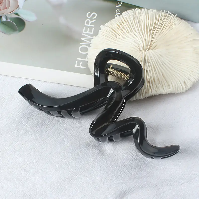 2024 New Spring Frosted Hair Clip Women Large Wave - Image 7