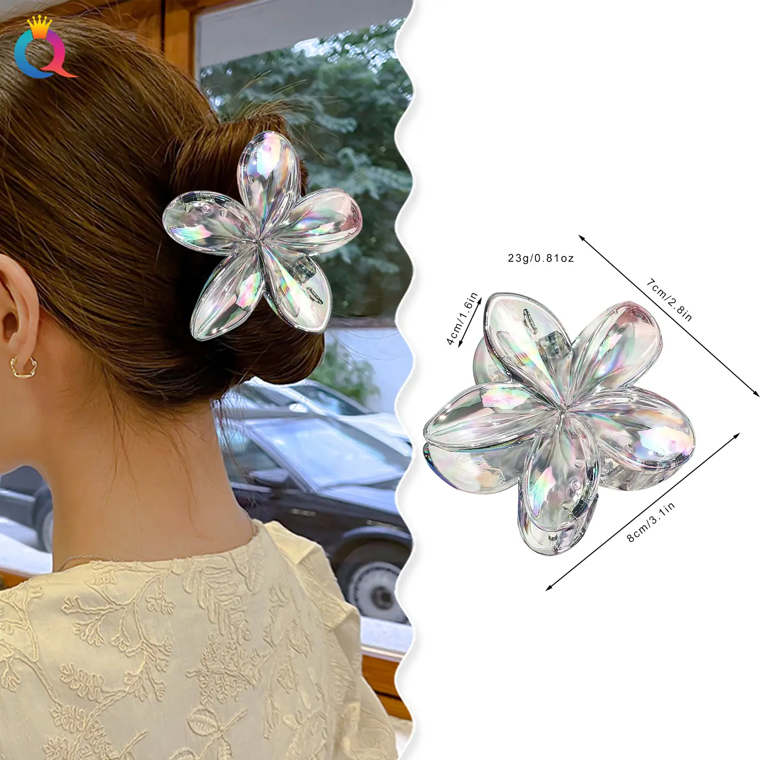 Frosted Butterfly Hair Clip for Women — feature 25