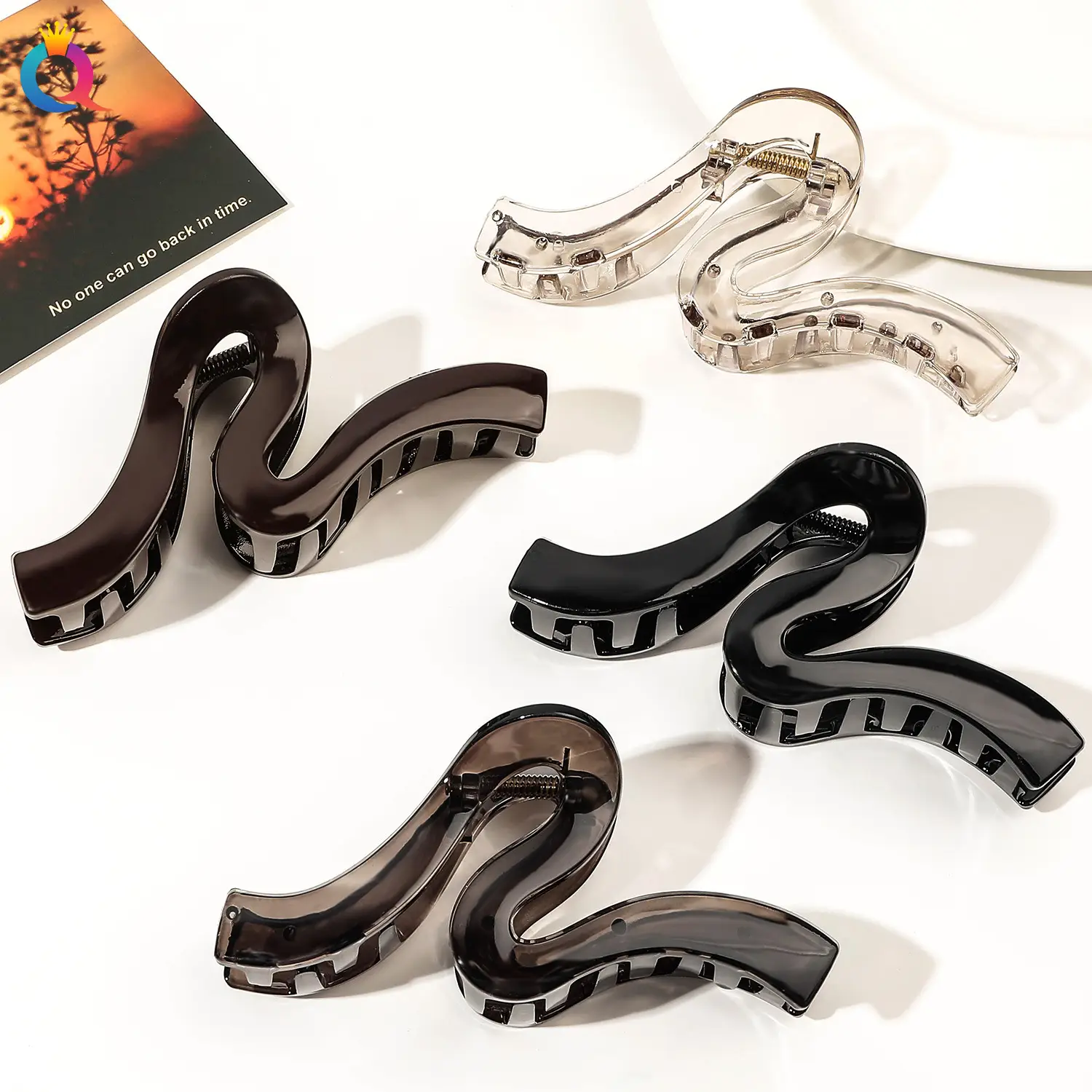 Qiyue Black Shark Hair Grab Clip Large - Image 12
