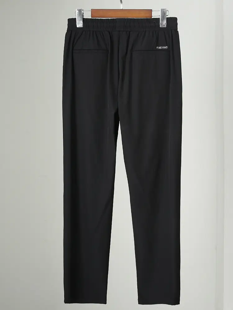 Men's Light Blue Ice Silk Ankle Pants Quick-Drying - Image 3
