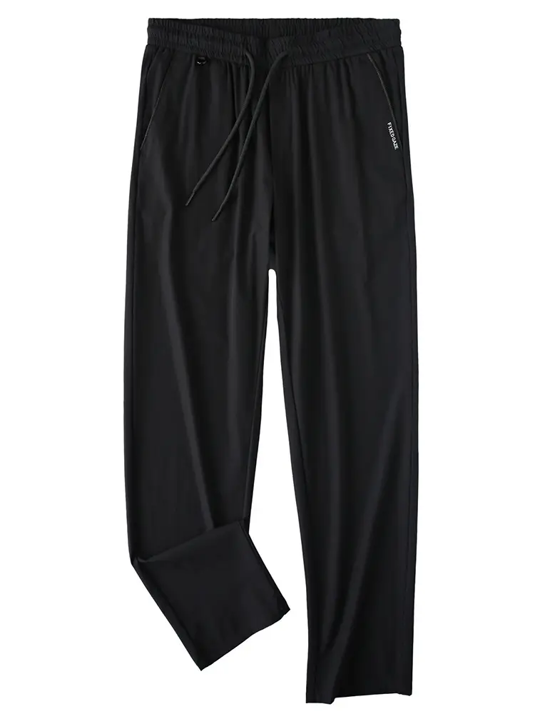 Men's Light Blue Ice Silk Ankle Pants Quick-Drying - Image 6