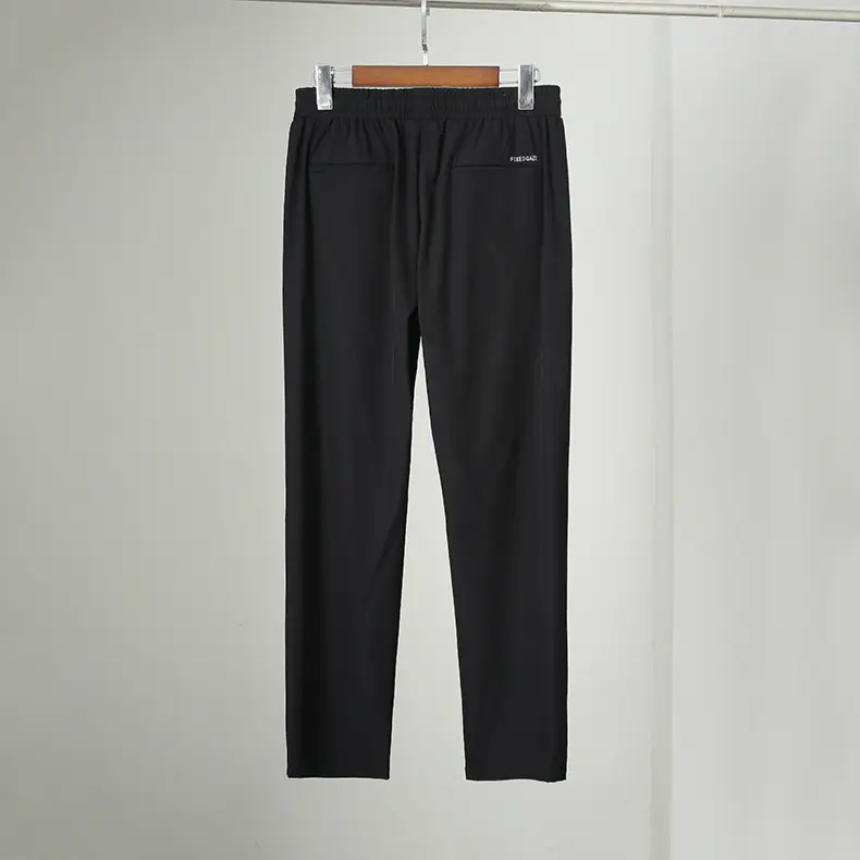 Men's Light Blue Ice Silk Ankle Pants Quick-Drying — feature 6